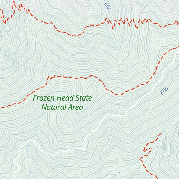 Map of Bird Mountain