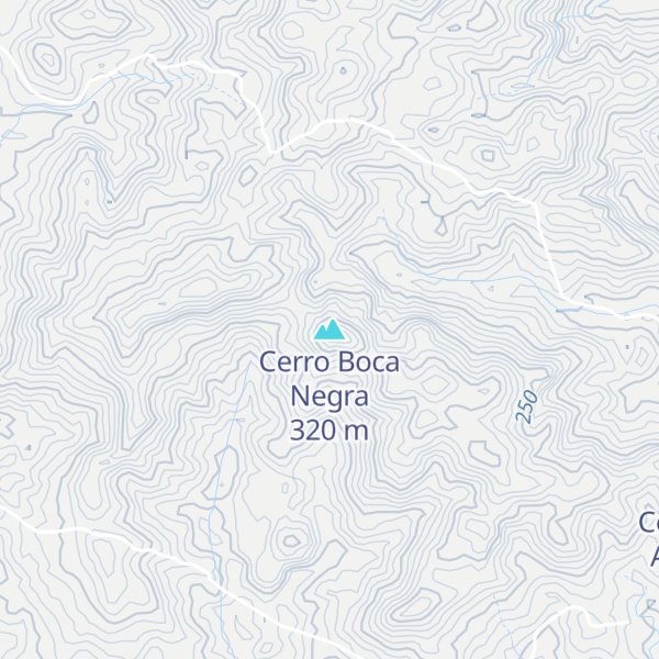 Map of Cerro Boca Negra