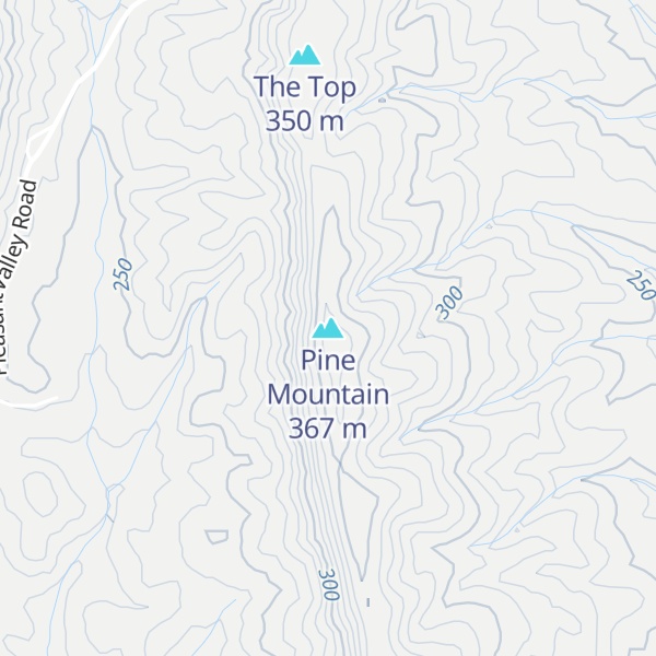 Map of Pine Mountain
