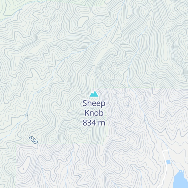 Map of Sheep Knob