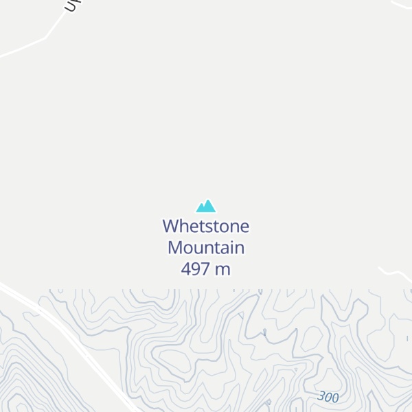 Map of Whetstone Mountain