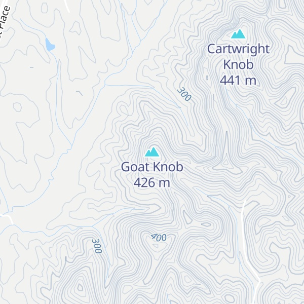 Map of Goat Knob