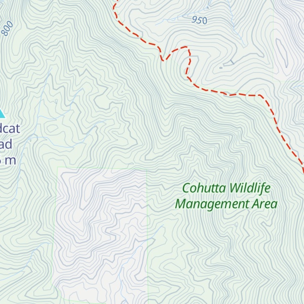 Map of Rattlesnake Lead