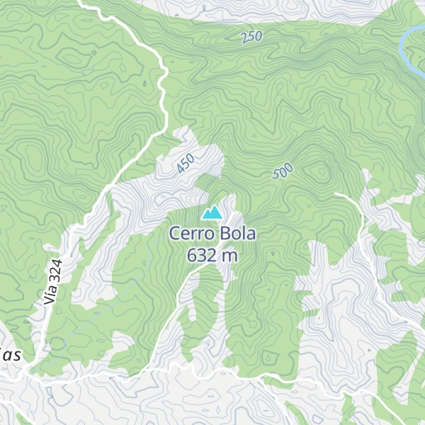 Map of Cerro Bola