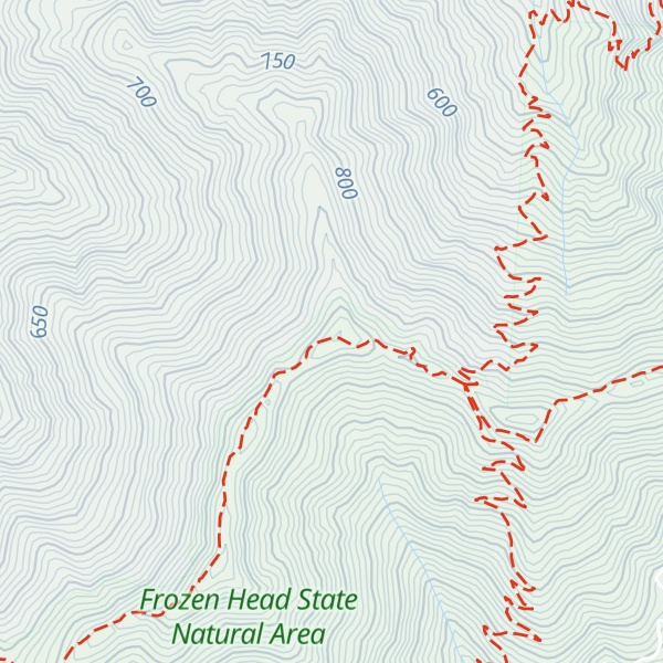 Map of England Mountain