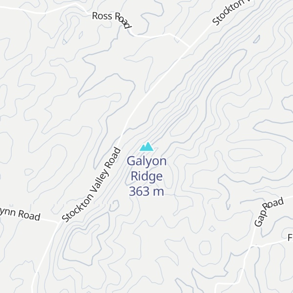 Map of Galyon Ridge
