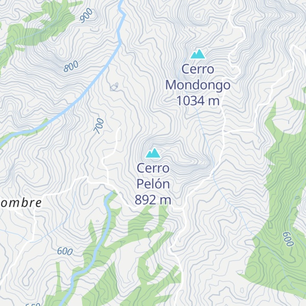 Map of Cerro Pelón