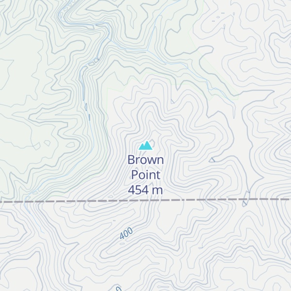 Map of Brown Point