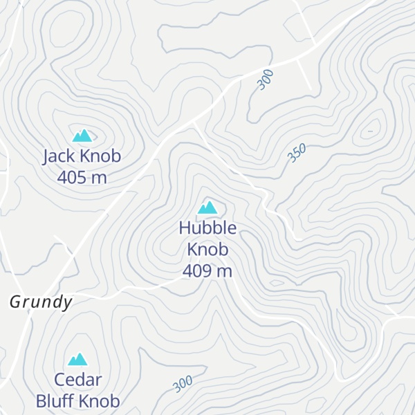 Map of Hubble Knob