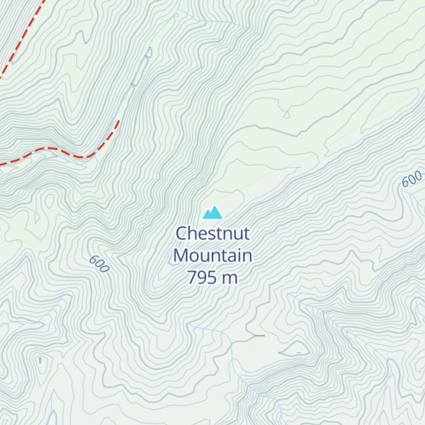 Map of Chestnut Mountain