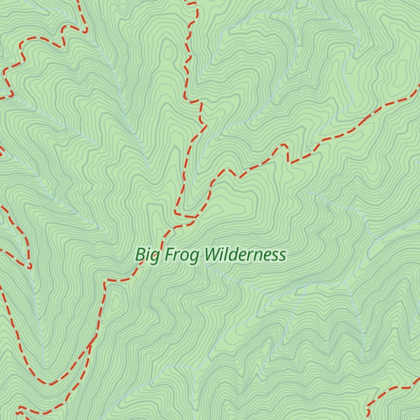 Map of Fork Ridge