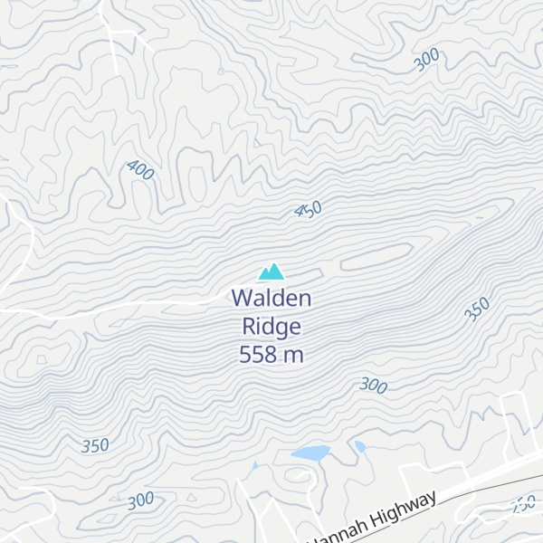 Map of Walden Ridge