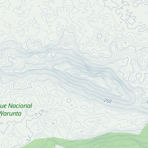 Map of Cerro Empinado