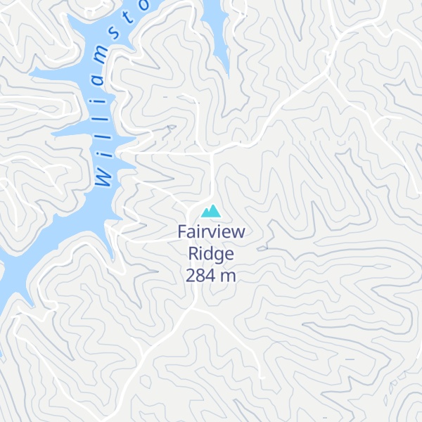 Map of Fairview Ridge