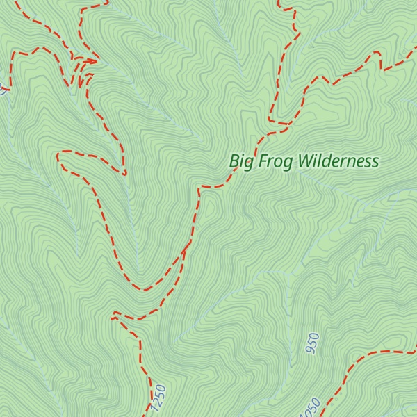 Map of Chimneytop