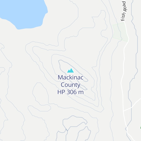 Map of Mackinac County HP