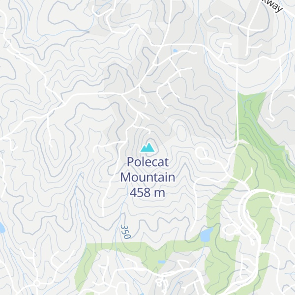 Map of Polecat Mountain