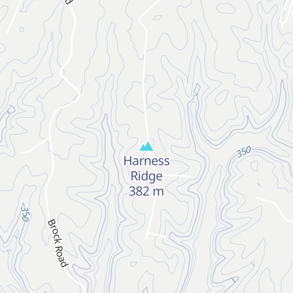 Map of Harness Ridge