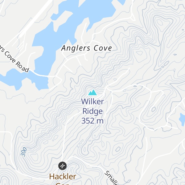 Map of Wilker Ridge