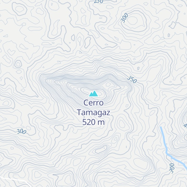 Map of Cerro Tamagaz