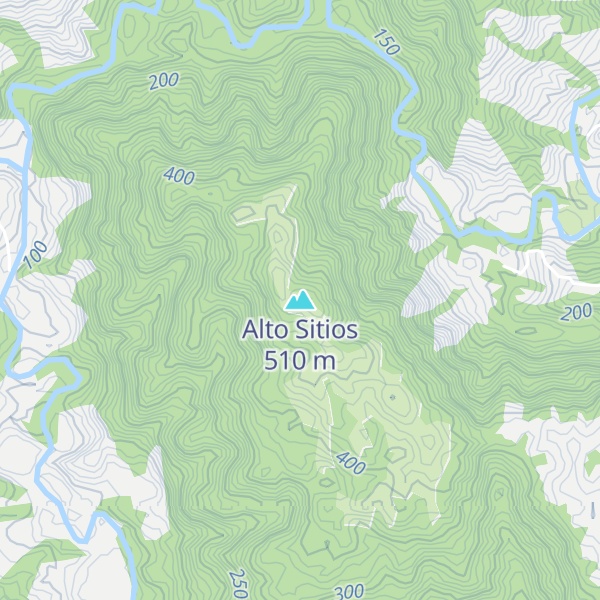 Map of Alto Sitios