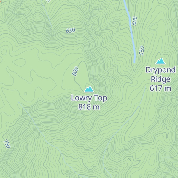 Map of Lowry Top