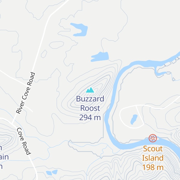 Map of Buzzard Roost