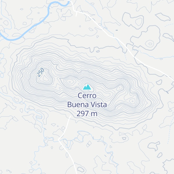 Map of Cerro Buena Vista