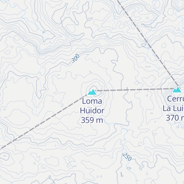Map of Loma Huidor