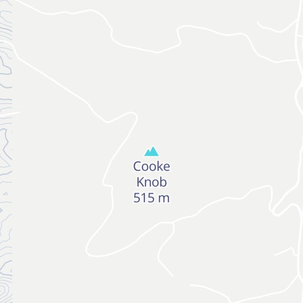 Map of Cooke Knob