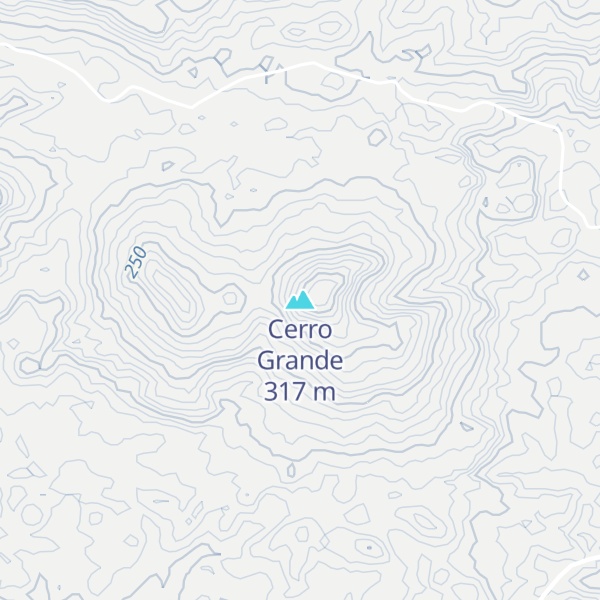 Map of Cerro Grande