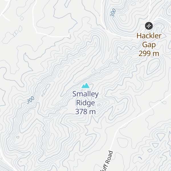 Map of Smalley Ridge