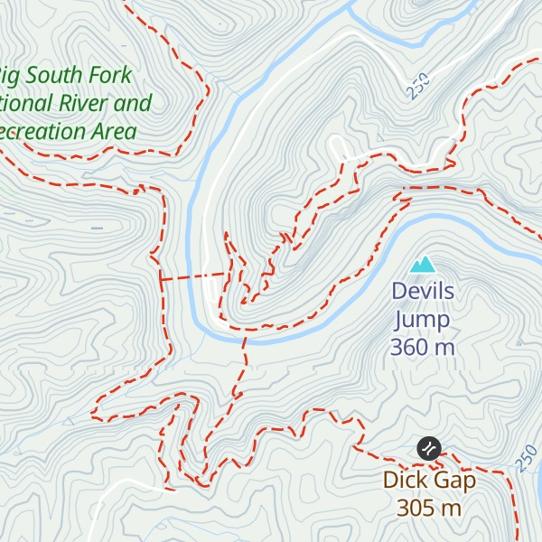 Map of Cracks in the Rocks