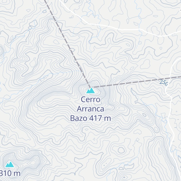 Map of Cerro Arranca Bazo