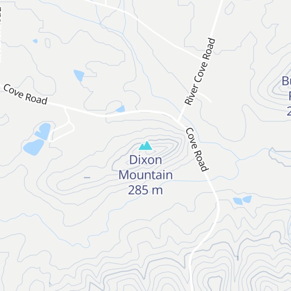 Map of Dixon Mountain