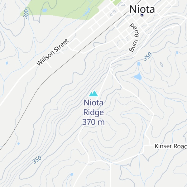 Map of Niota Ridge