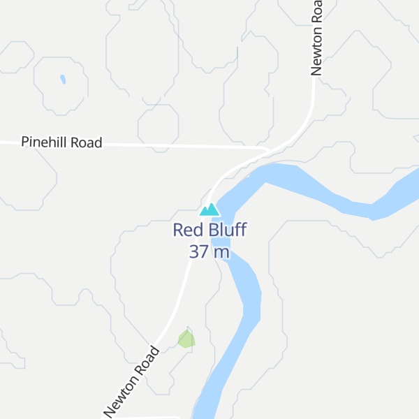 Map of Red Bluff
