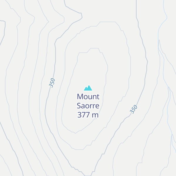 Map of Mount Saorre