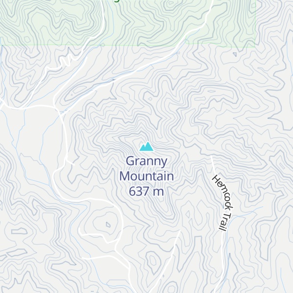 Map of Granny Mountain