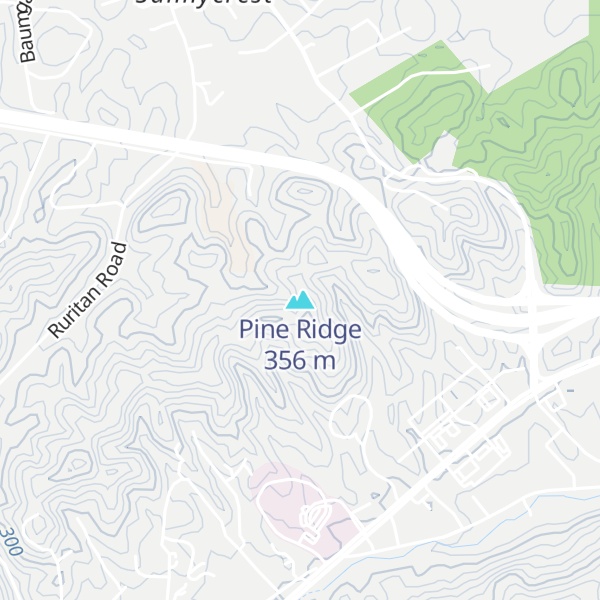 Map of Pine Ridge
