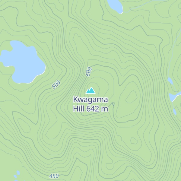 Map of Kwagama Hill