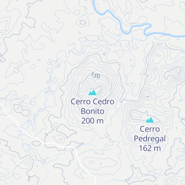 Map of Cerro Cedro Bonito