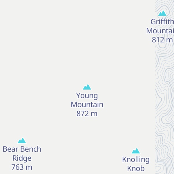 Map of Young Mountain