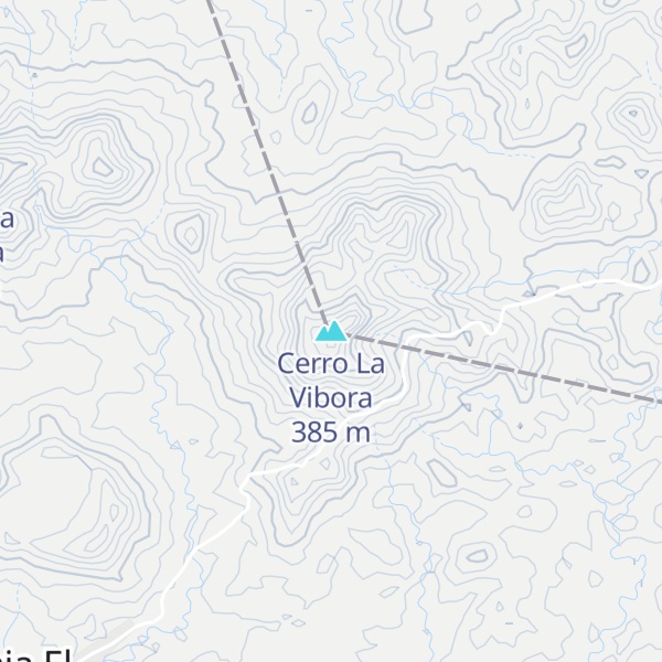 Map of Cerro La Vibora