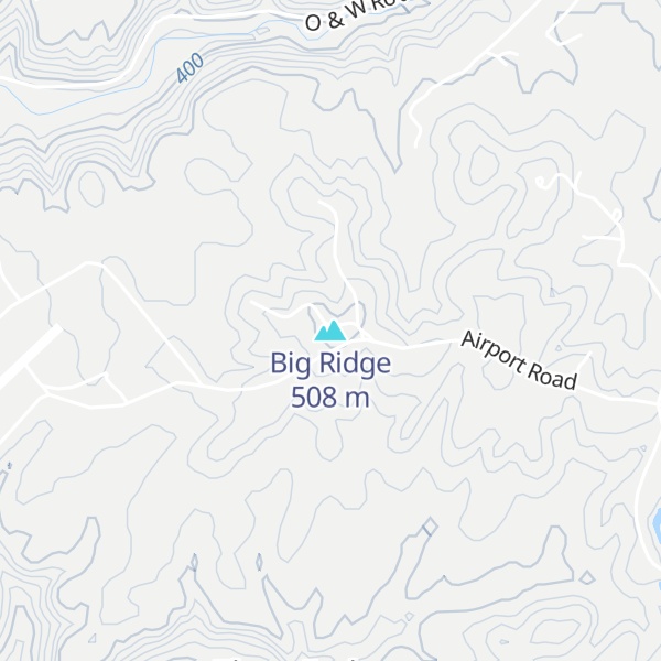 Map of Big Ridge