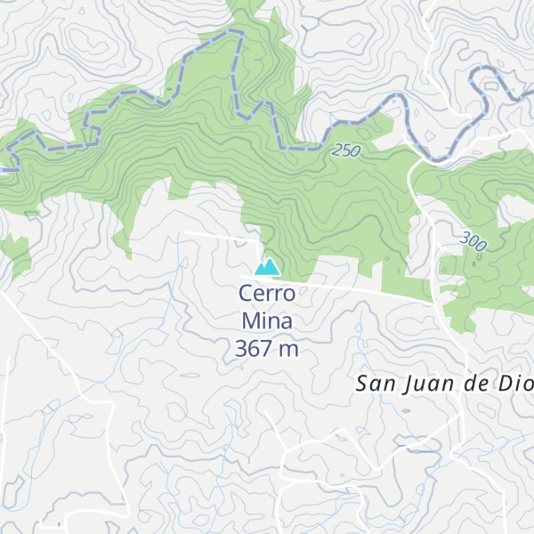 Map of Cerro Mina