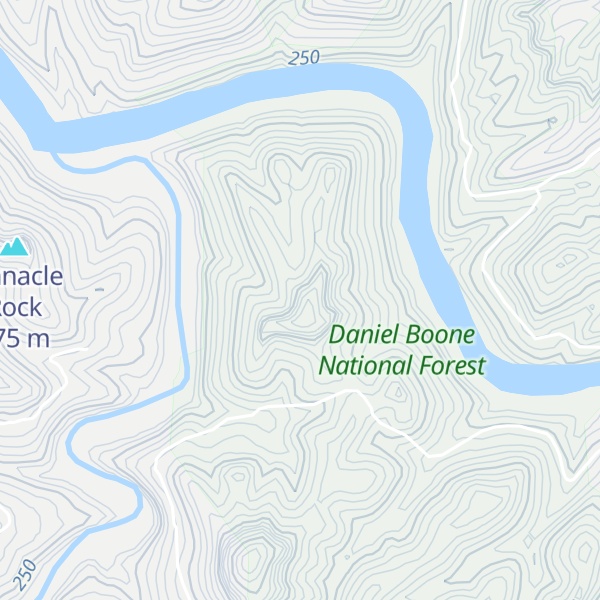 Map of Hens Nest Cliff