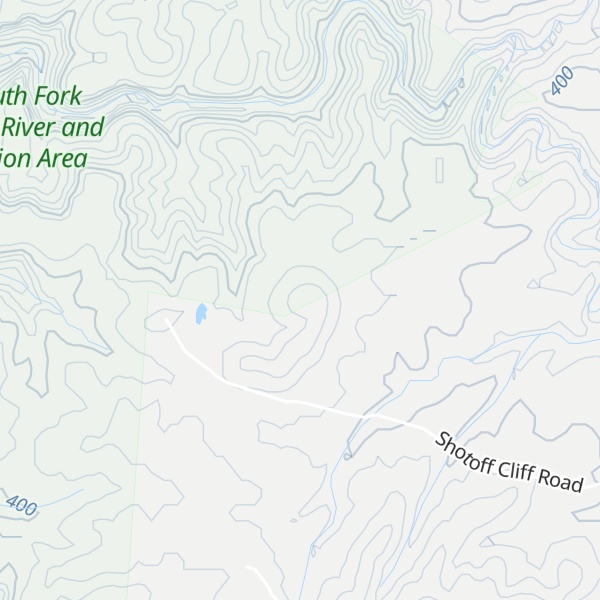 Map of Chestnut Ridge