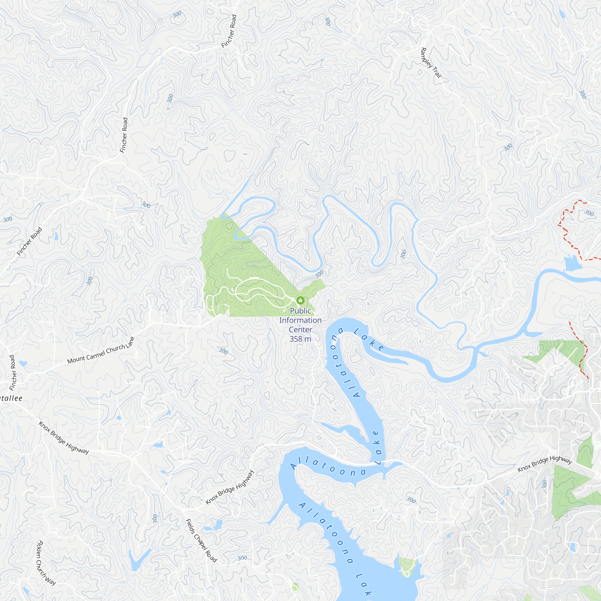 Public Information Center map
