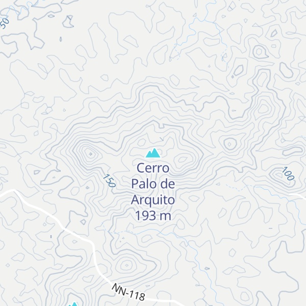 Map of Cerro Palo de Arquito